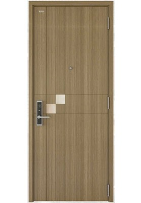 Cửa thép vân gỗ LAD-209